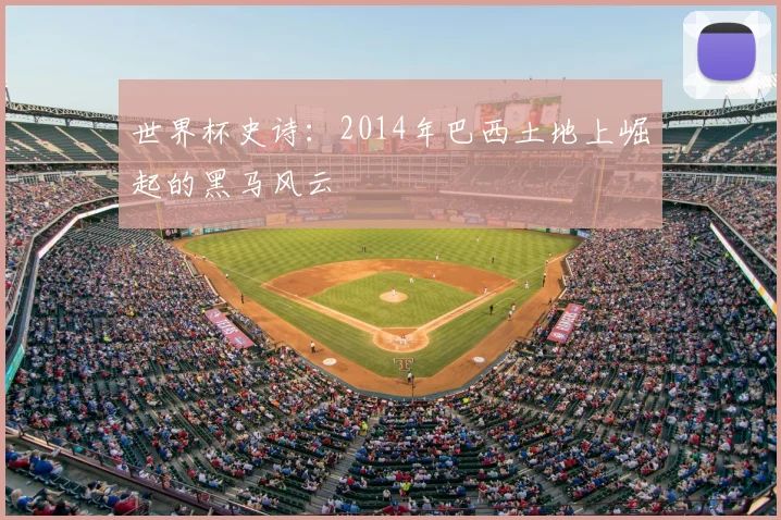 世界杯史诗：2014年巴西土地上崛起的黑马风云